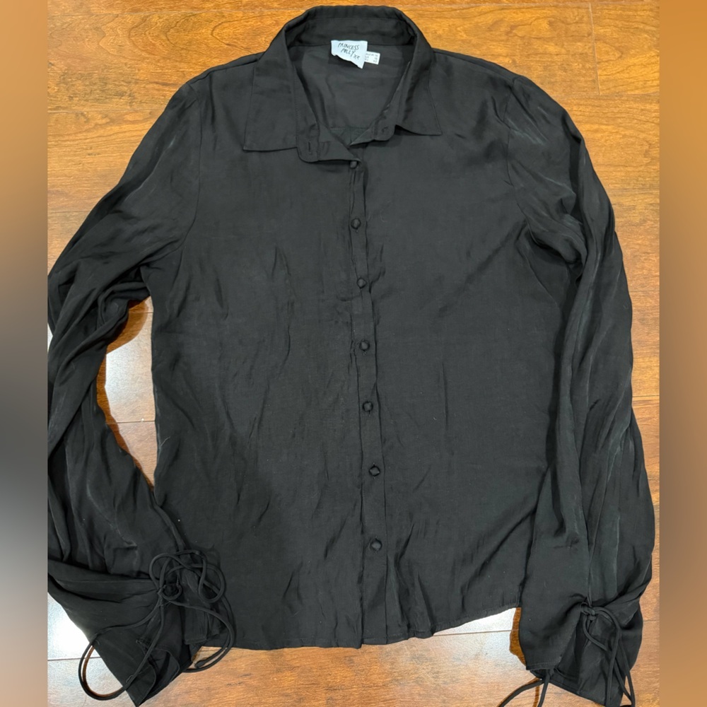 Princess Polly Black Blouse